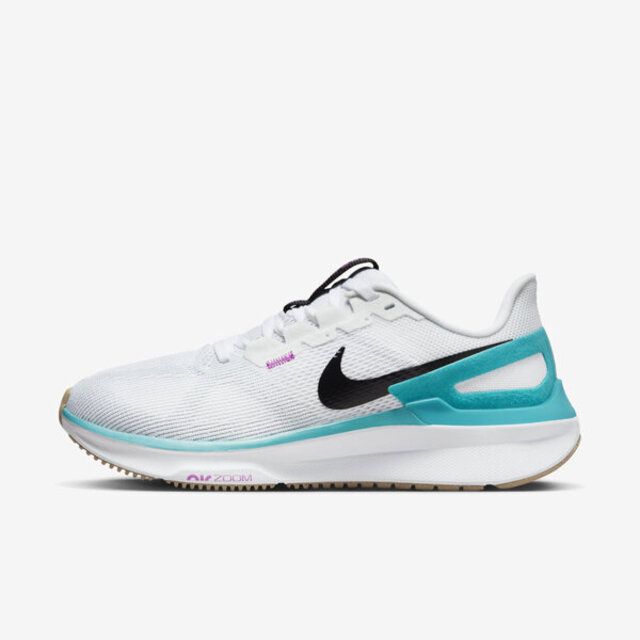 NIKE 耐吉  W Air Zoom Structure 25 [DJ7884-103] 女 慢跑鞋 路跑 支撐 緩震 白藍綠