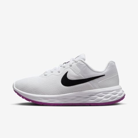 Nike W Revolution 6 NN [DC3729-106] 女 慢跑鞋 運動 休閒 緩震 舒適 簡約 白紫