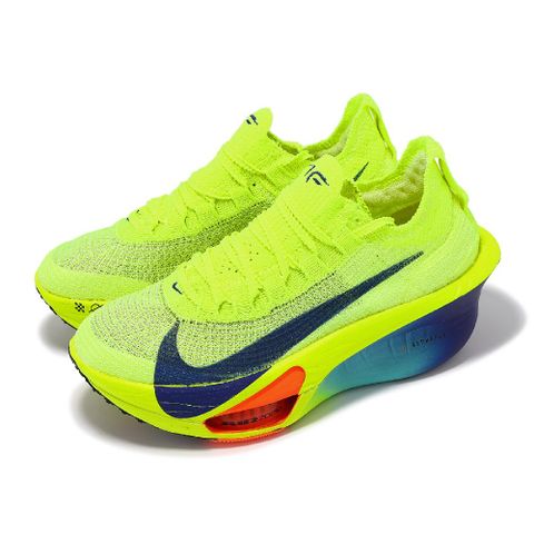 Nike 耐吉 競速跑鞋 Wmns Air Zoom Alphafly Next% 3 女鞋 黃綠 藍 碳板 運動鞋 FD8315-700