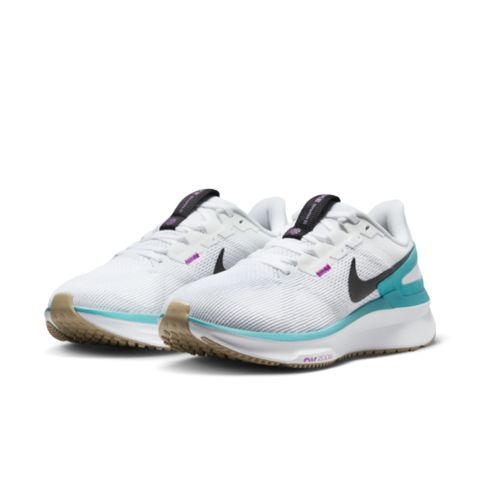 NIKE 耐吉 Air Zoom Structure 25 白綠 女鞋 慢跑鞋 訓練鞋 DJ7884-103