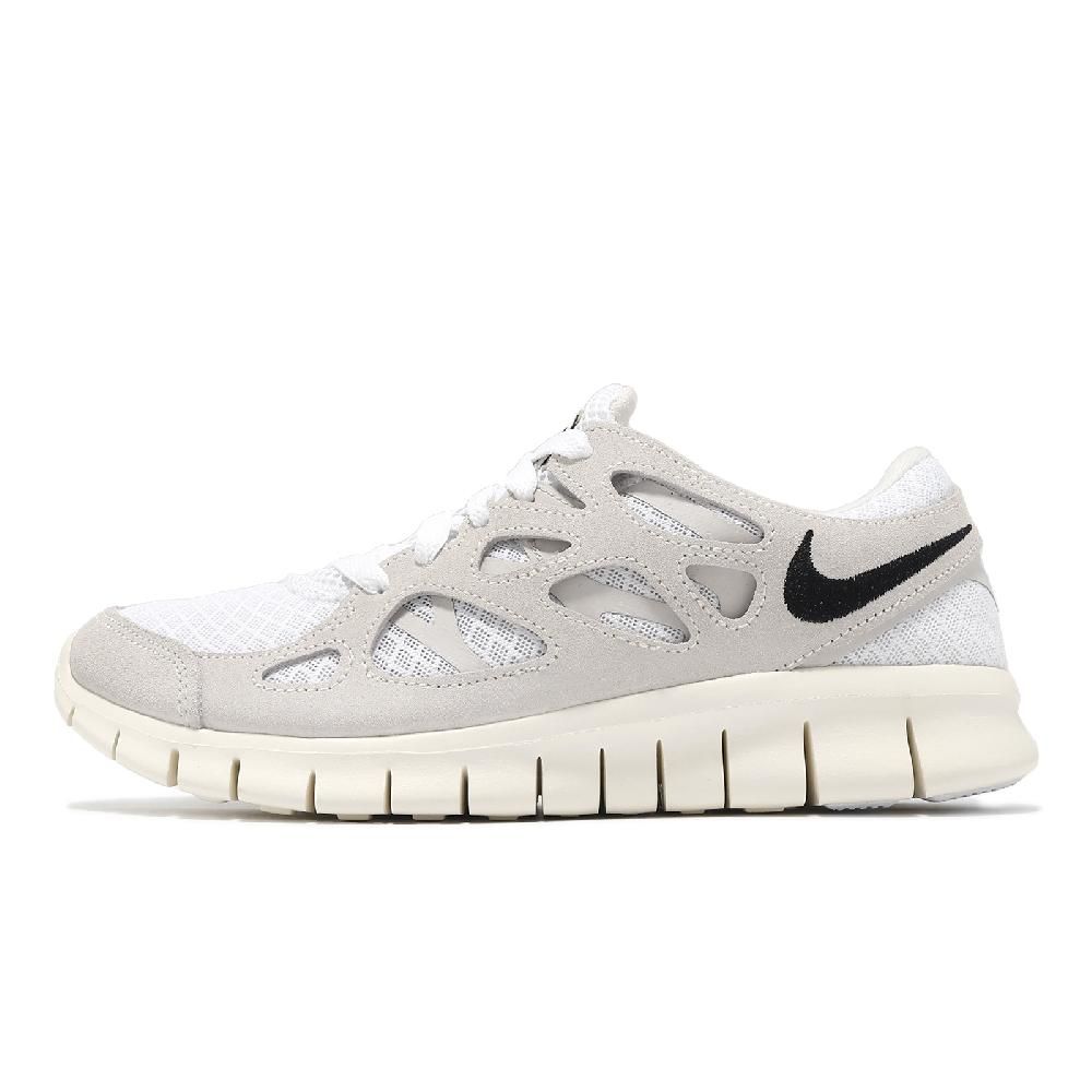 NIKE 耐吉   慢跑鞋 Wmns Free Run 2 女鞋 米白 白 赤足 運動鞋 DM8915-101