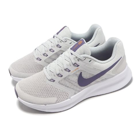 NIKE 耐吉 慢跑鞋 Wmns Run Swift 3 女鞋 灰 紫 透氣 緩衝 運動鞋 DR2698-010