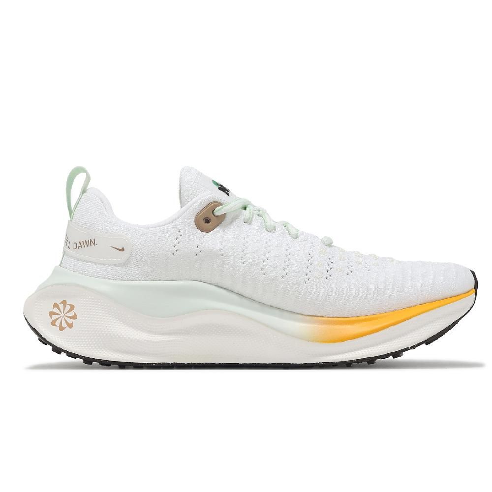 NIKE 耐吉  慢跑鞋 Wmns Reactx Infinity Run 4 女鞋 白 橘 綠 緩震 針織 運動鞋 HF5730-191
