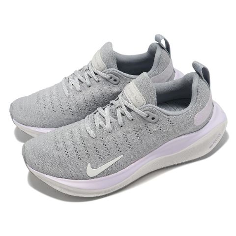 NIKE 耐吉 防潑水慢跑鞋 Wmns Reactx Infinity Run 4 女鞋 灰 緩震 運動鞋 DR2670-012