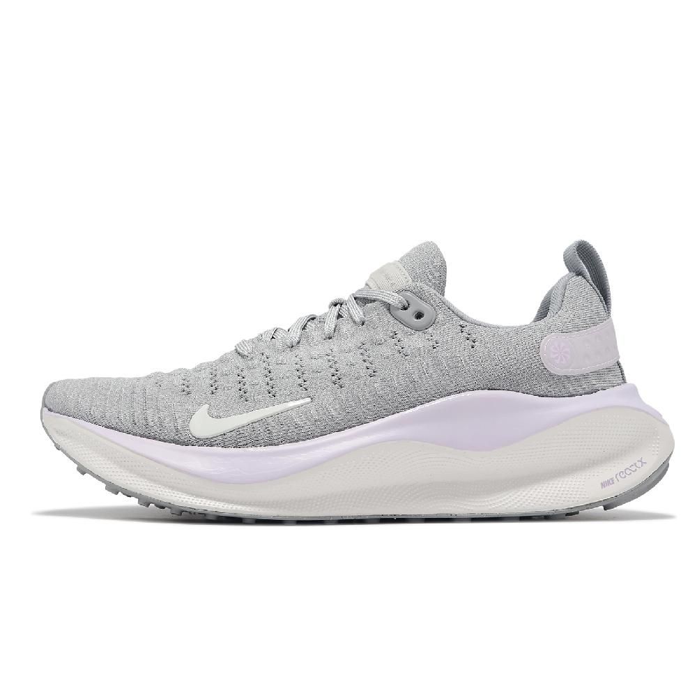 NIKE 耐吉   防潑水慢跑鞋 Wmns Reactx Infinity Run 4 女鞋 灰 緩震 運動鞋 DR2670-012