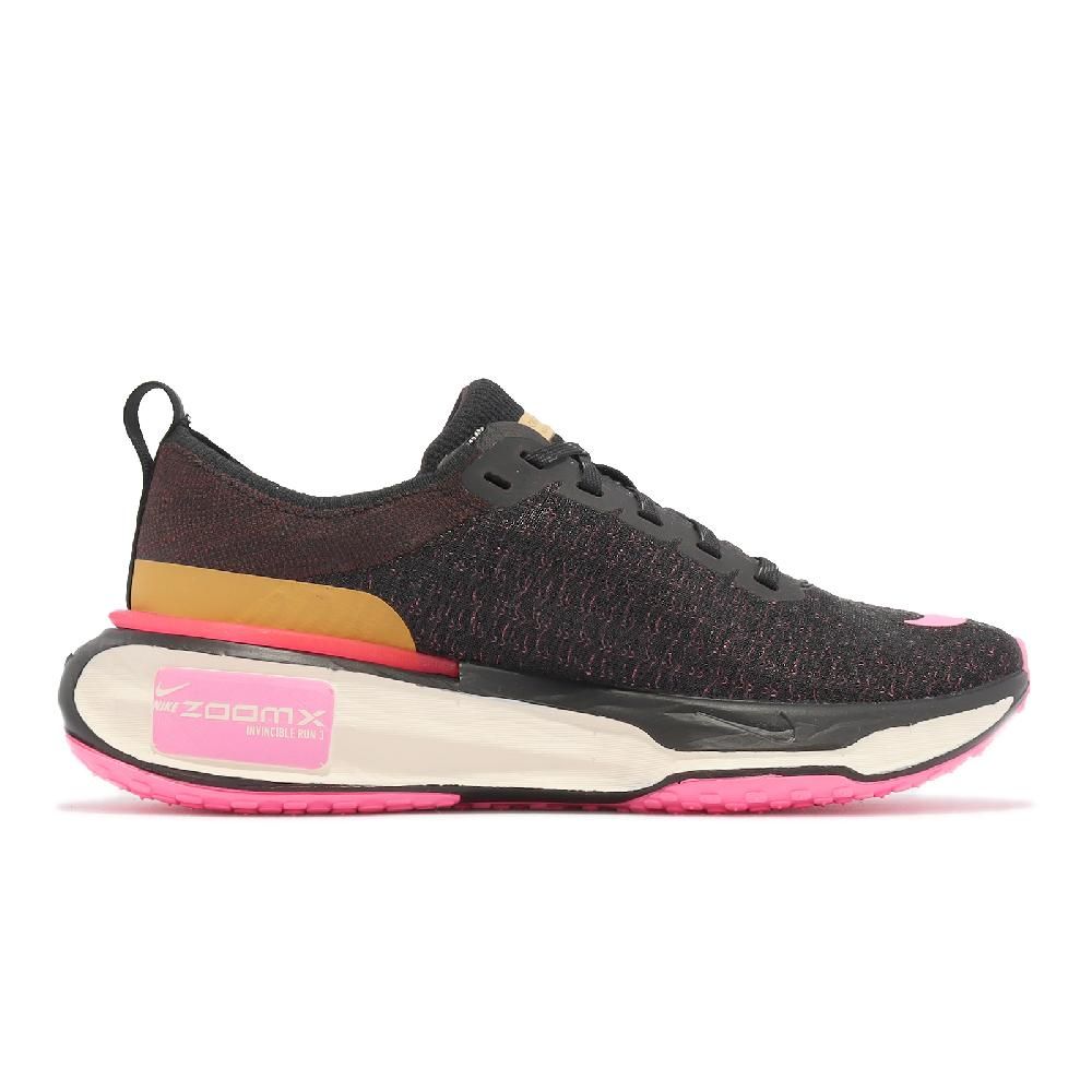 NIKE 耐吉  慢跑鞋 Wmns ZoomX Invincible Run FK 3 女鞋 黑 桃粉 路跑 運動鞋 DR2660-200