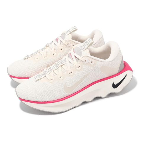 NIKE 耐吉 慢跑鞋 Wmns Motiva 女鞋 米白 粉 緩衝 弧形大底 運動鞋 DV1238-104