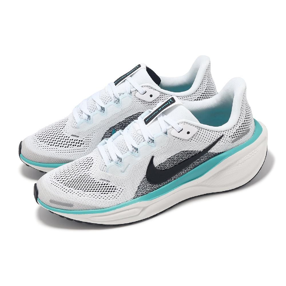 NIKE 耐吉   慢跑鞋 Air Zoom Pegasus 41 GS 大童 女鞋 灰 藍 緩衝 小飛馬 運動鞋 FN5041-103