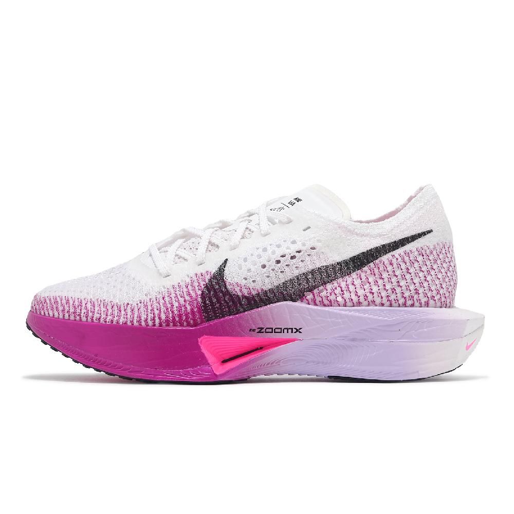 NIKE 耐吉   競速跑鞋 Wmns ZoomX Vaporfly Next% 3 白 紫 輕量 碳板 推進 運動鞋 DV4130-104