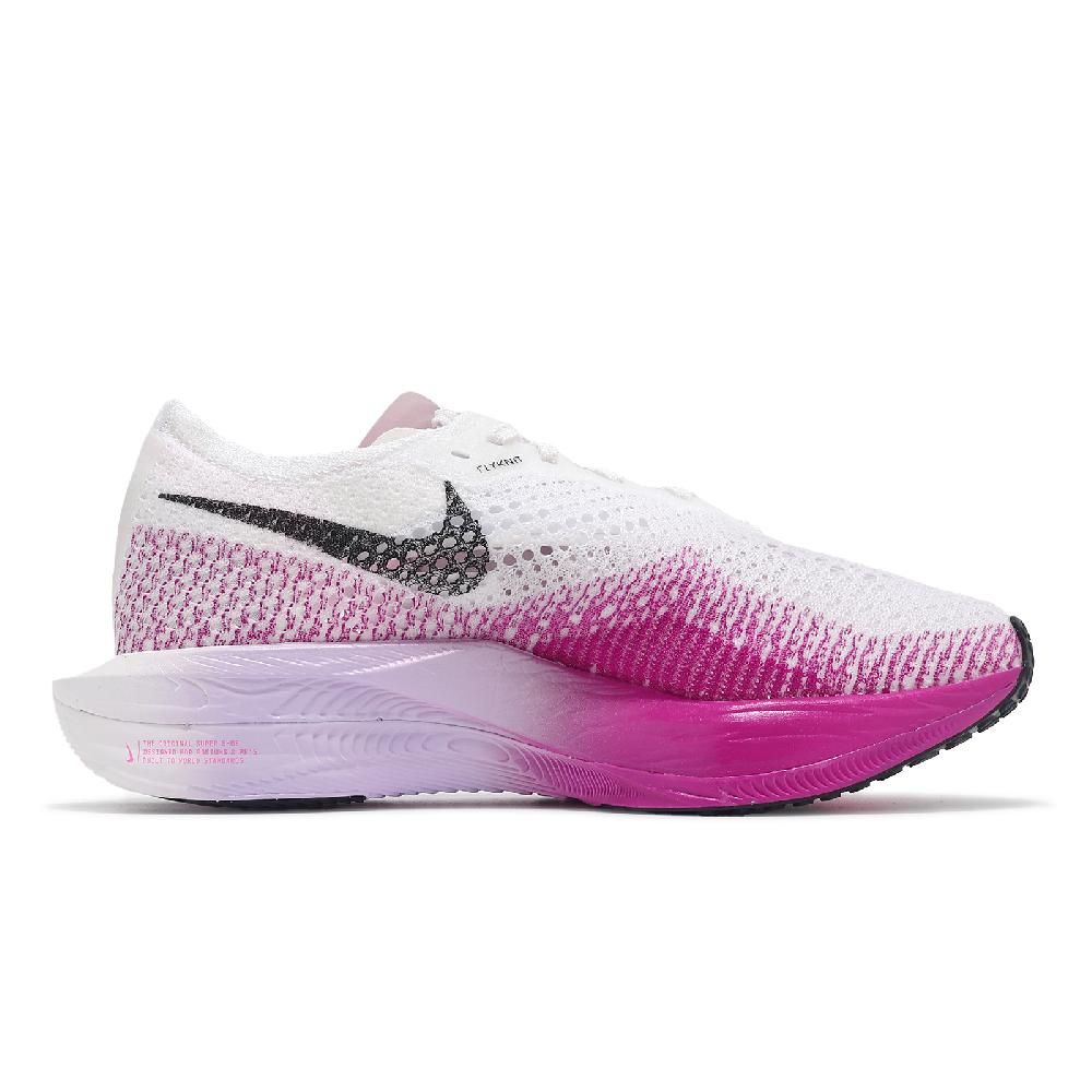 NIKE 耐吉   競速跑鞋 Wmns ZoomX Vaporfly Next% 3 白 紫 輕量 碳板 推進 運動鞋 DV4130-104