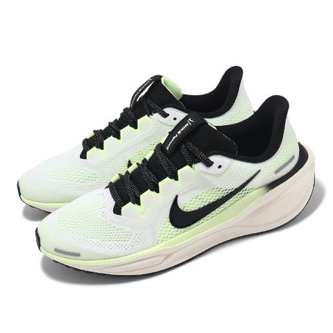 NIKE 耐吉 慢跑鞋 Air Zoom Pegasus 41 GS 大童 女鞋 白 綠 黑 緩衝 氣墊 運動鞋 FN5041-102