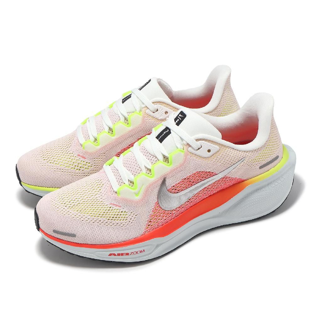 NIKE 耐吉   慢跑鞋 Wmns Pegasus 41 女鞋 橘 黃 氣墊 回彈 小飛馬 運動鞋 FD2723-100