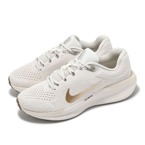 NIKE 耐吉 慢跑鞋 Wmns Air Winflo 11 女鞋 米白 金 緩震 回彈 運動鞋 FJ9510-003