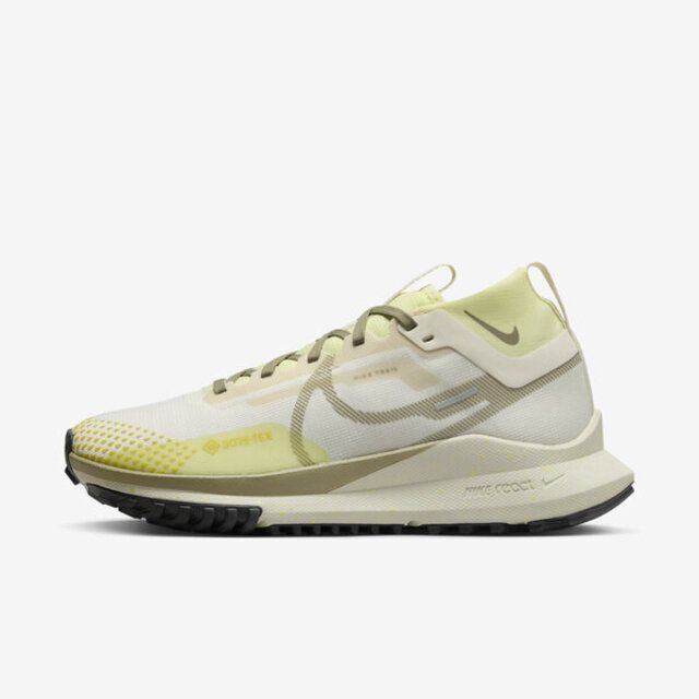 NIKE 耐吉  W React Pegasus Trail 4 GTX [DJ7929-101] 女 越野跑鞋 運動 防水 米黃