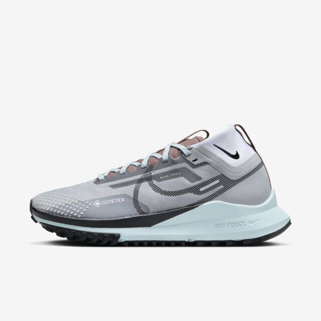 NIKE 耐吉  W React Pegasus Trail 4 GTX [DJ7929-005] 女 越野跑鞋 運動 防水 淺灰