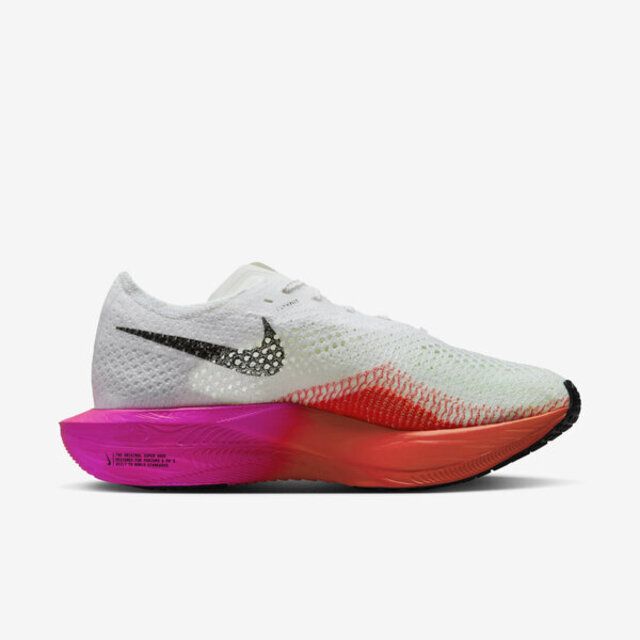 NIKE 耐吉  W ZoomX Vaporfly Next% 3FK HF4995-100 女 慢跑鞋 路跑 白 亮深红