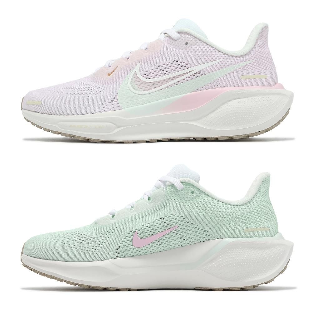 NIKE 耐吉   慢跑鞋 Wmns Air Zoom Pegasus 41 女鞋 粉紅 綠 小飛馬 鴛鴦 運動鞋 HM3732-361