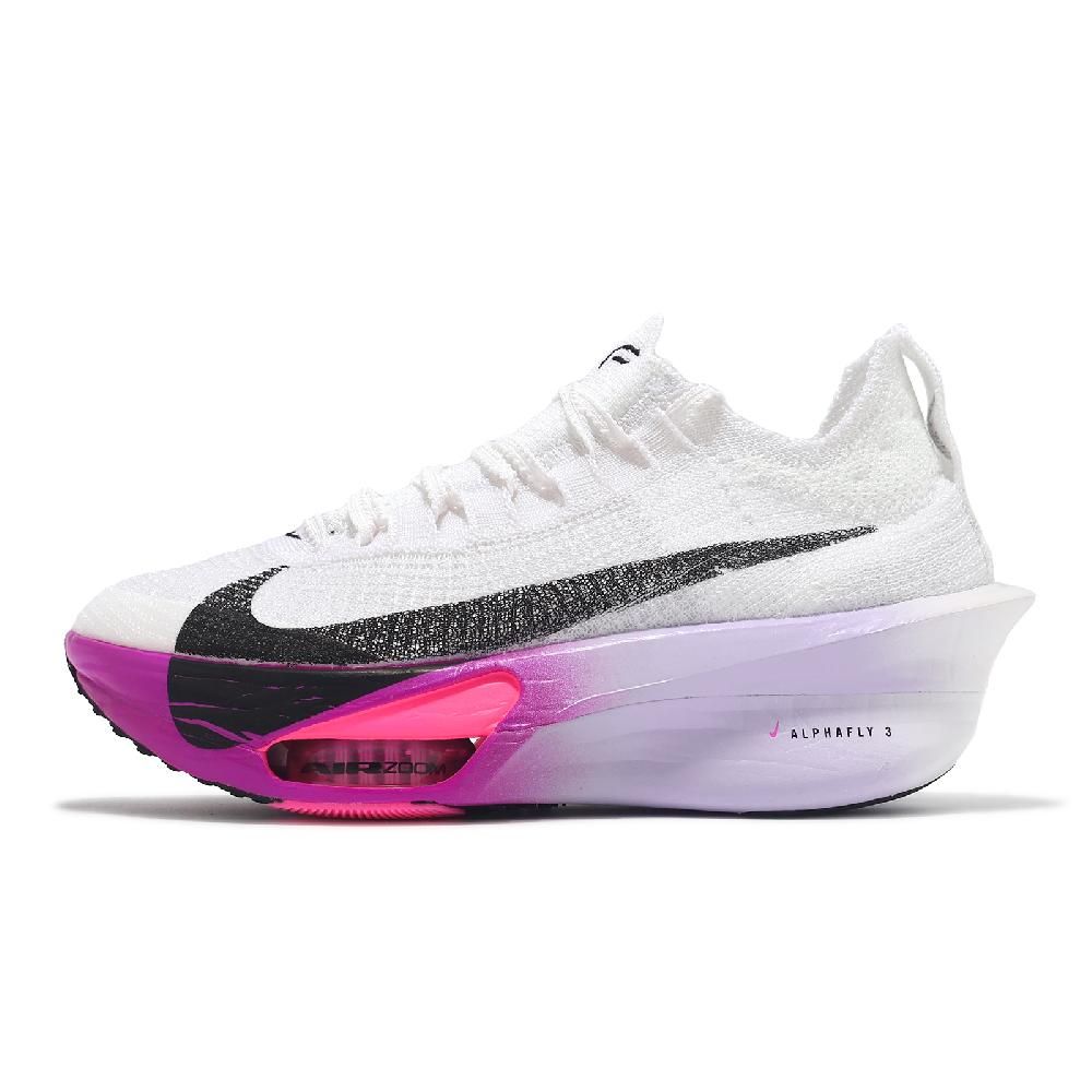 NIKE 耐吉 競速跑鞋 Wmns Air Zoom Alphafly Next% 3 女鞋 白紫 碳板 氣墊 回彈 FD8315-100