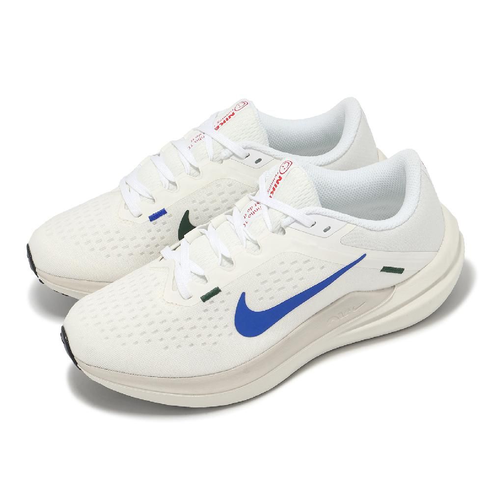 NIKE 耐吉 慢跑鞋 Wmns Air Winflo 10 女鞋 米白 藍 緩衝 透氣 回彈 運動鞋 HQ1184-141