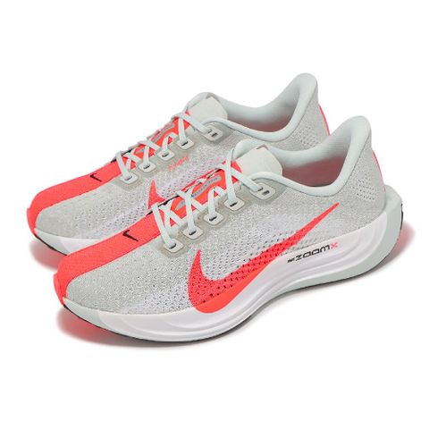 NIKE 耐吉 慢跑鞋 Wmns Pegasus Plus 女鞋 灰 粉 緩衝 回彈 小飛馬 運動鞋 FQ7261-001