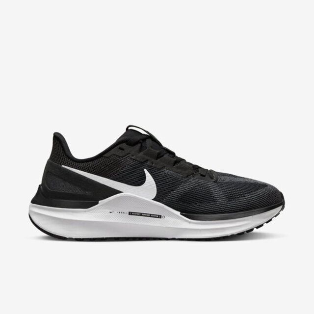 NIKE 耐吉 Nike W Air Zoom Structure 25 DJ7884-001 女 慢跑鞋 路跑 支撐 緩震 黑白