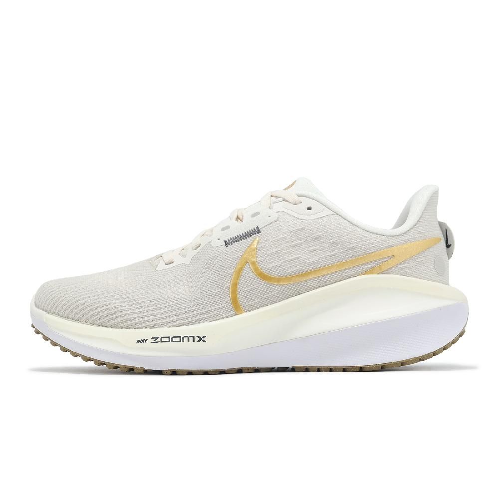 NIKE 耐吉 Nike 耐吉 慢跑鞋 Wmns Vomero 17 女鞋 米白 金 緩震 回彈 運動鞋 FB8502-006