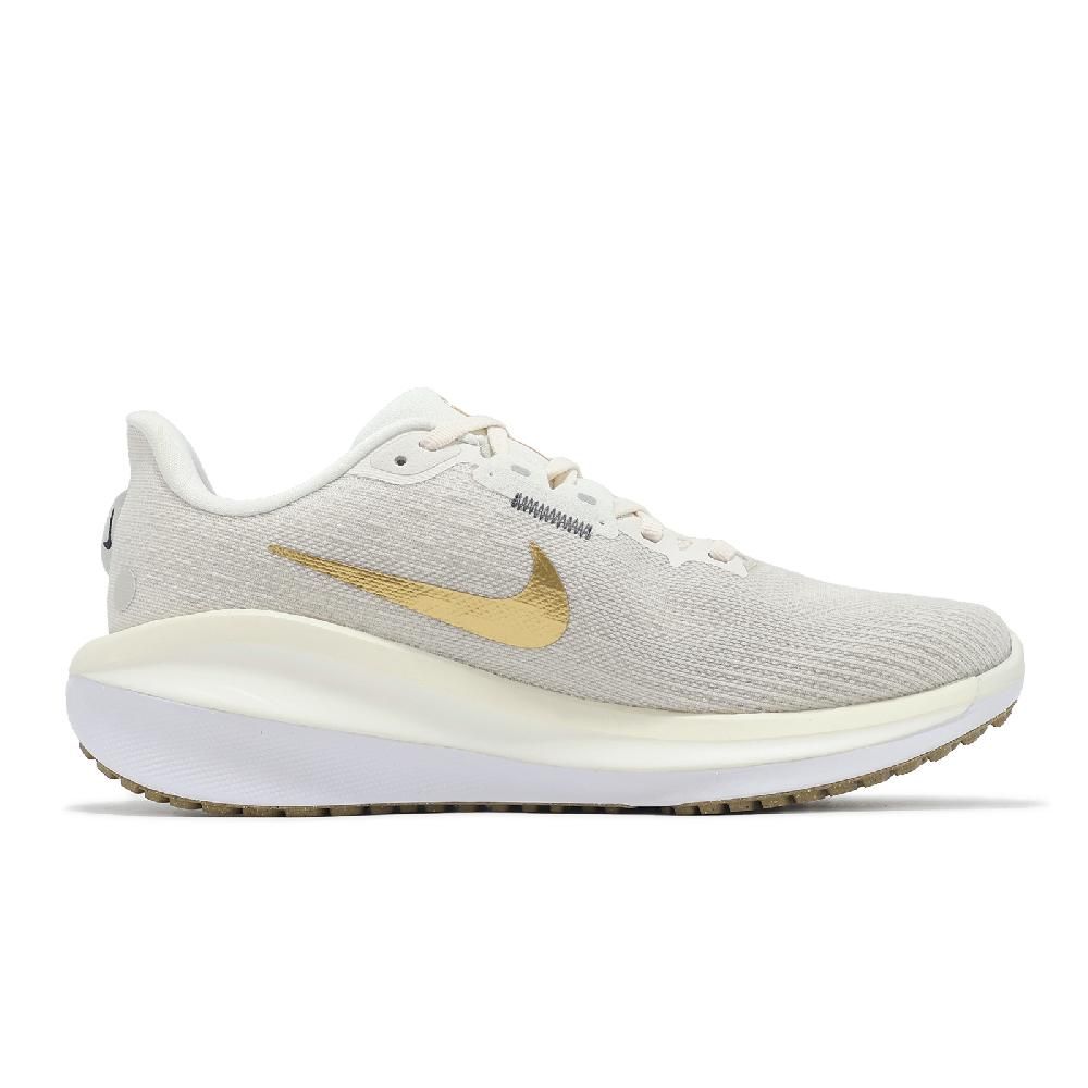 NIKE 耐吉 Nike 耐吉 慢跑鞋 Wmns Vomero 17 女鞋 米白 金 緩震 回彈 運動鞋 FB8502-006