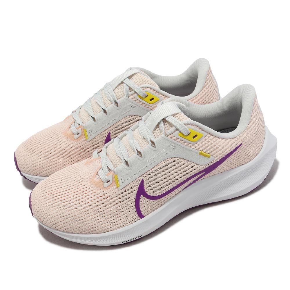 NIKE 耐吉 Nike 耐吉 慢跑鞋 Wmns Air Zoom Pegasus 40 女鞋 紫 粉 小飛馬 針織鞋面 運動鞋 DV3854-800