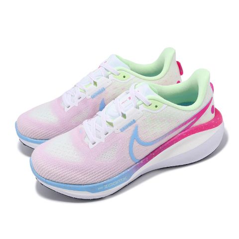 NIKE 耐吉 Nike 耐吉 慢跑鞋 Wmns Vomero 17 女鞋 粉 白 輕量 支撐 回彈 路跑 運動鞋 FZ3974-686