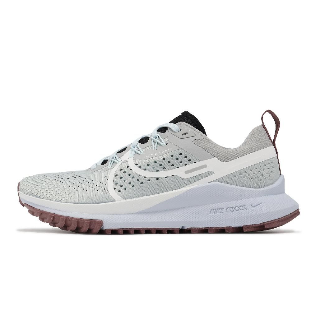 NIKE 耐吉 Nike 耐吉 越野跑鞋 Wmns React Pegasus Trail 4 女鞋 灰 紫 緩震 抓地 郊山 健行 DJ6159-005