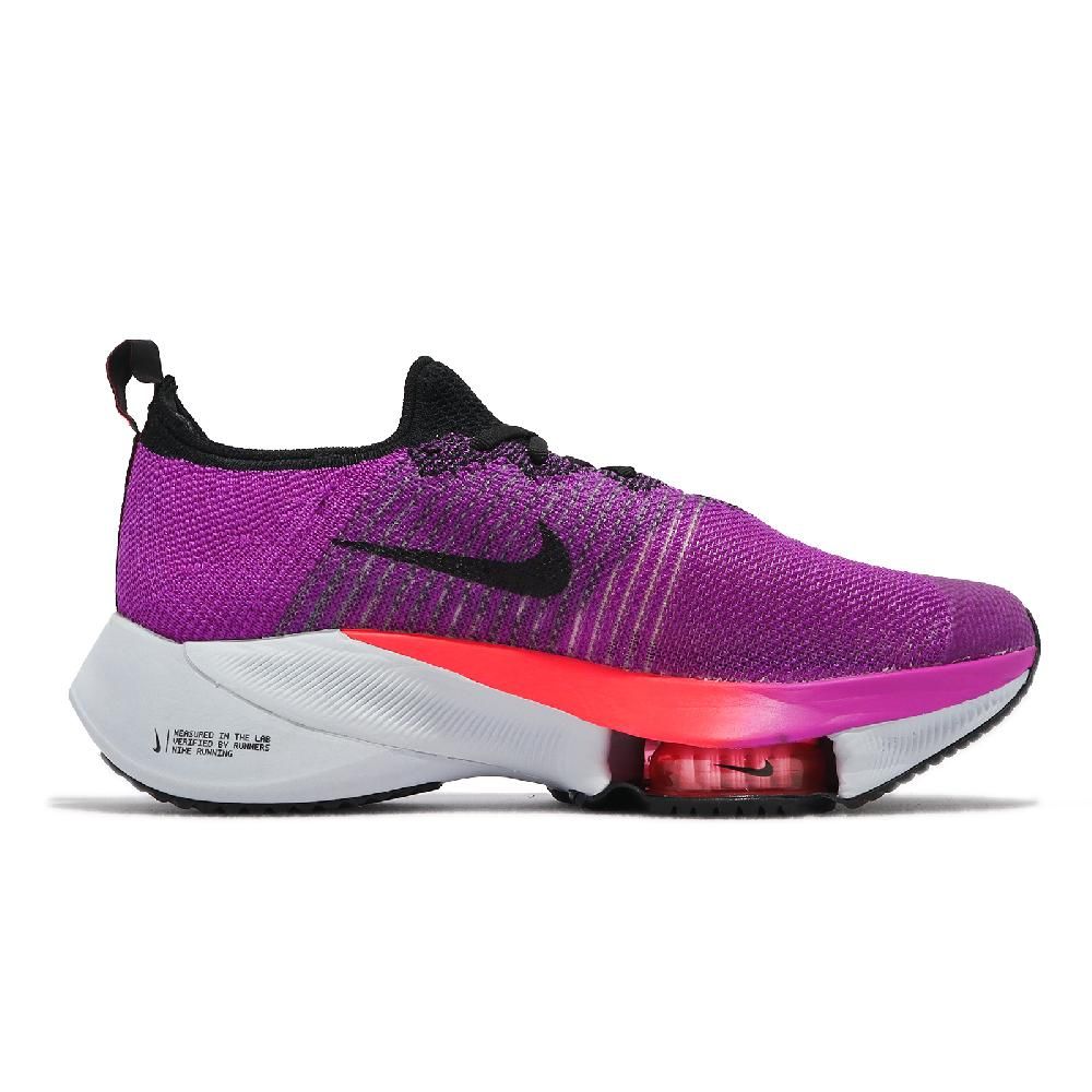 NIKE 耐吉 Nike 耐吉 競速跑鞋 Air Zoom Tempo Next% FK 女鞋 螢光紫 路跑 氣墊 不對稱鞋帶 運動鞋 CI9924-501