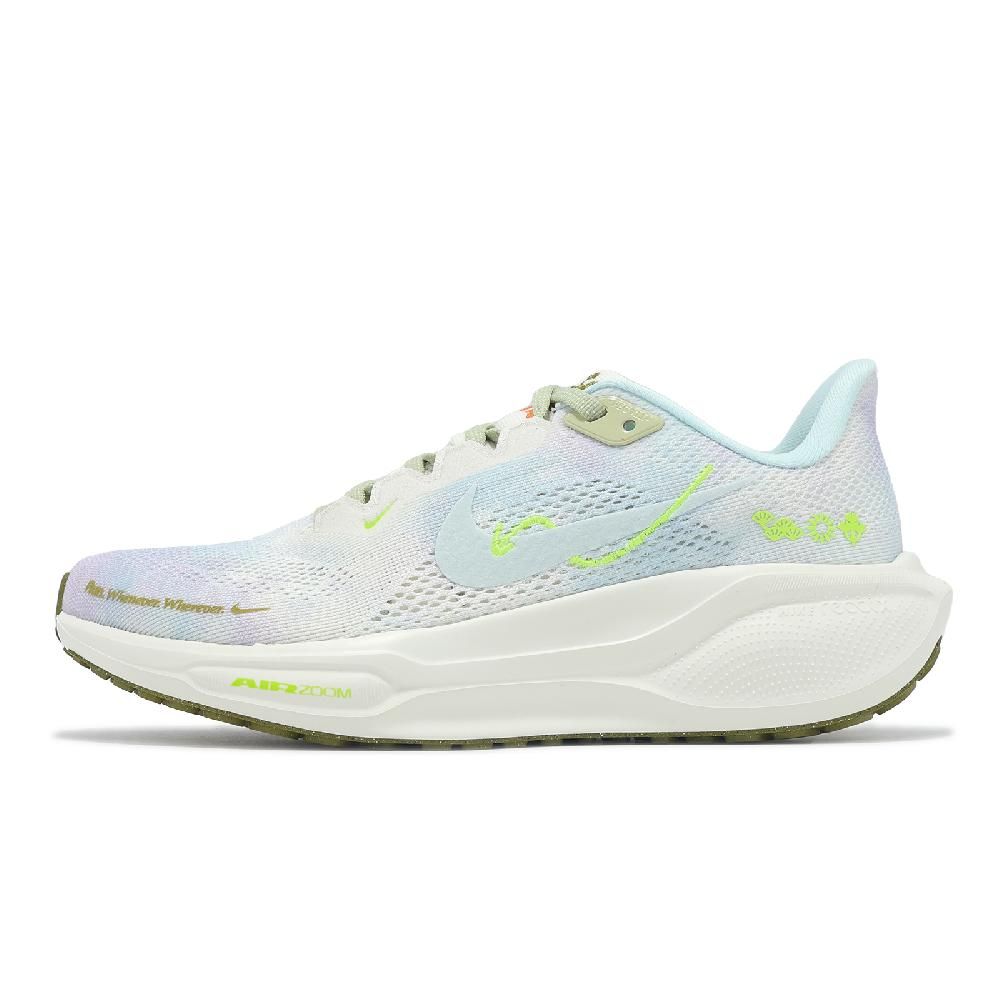 NIKE 耐吉 Nike 耐吉 慢跑鞋 Wmns Air Zoom Pegasus 41 女鞋 米白 藍 小飛馬 氣墊 運動鞋 HQ3465-143