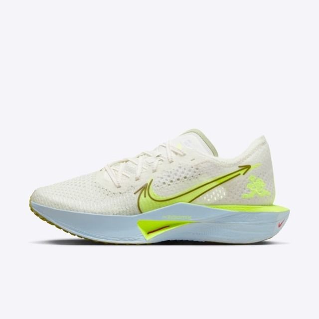 NIKE 耐吉 Nike W Zoomx Vaporfly Next% 3 HQ3464-143 女 競速跑鞋 馬拉松 米白 螢光黃