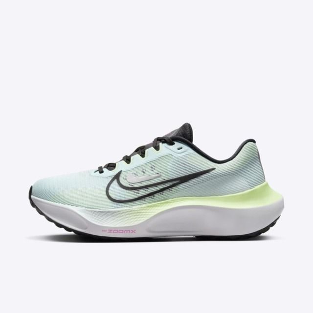 NIKE 耐吉 Nike Wmns Zoom Fly 5 [DM8974-401] 女 慢跑鞋 運動 路跑 輕量 緩震 支撐 淺綠 黑