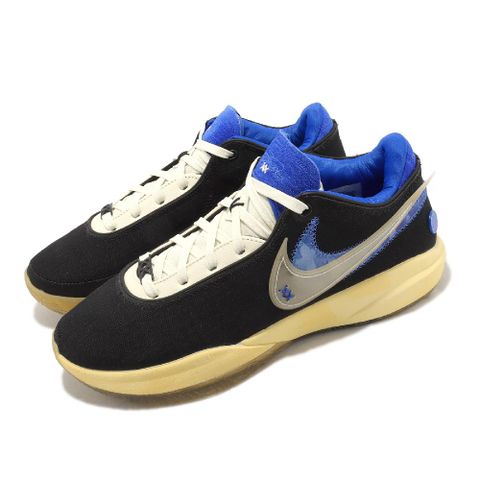 Nike x UNINTERRUPTED 籃球鞋 LeBron XX UN EP 男鞋 黑 藍 聯名 低筒 FN0942-001