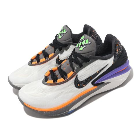 Nike 耐吉 籃球鞋 Air Zoom G.T. Cut 2 EP 白 紫 橘 星火燎原 男鞋 FN8890-101