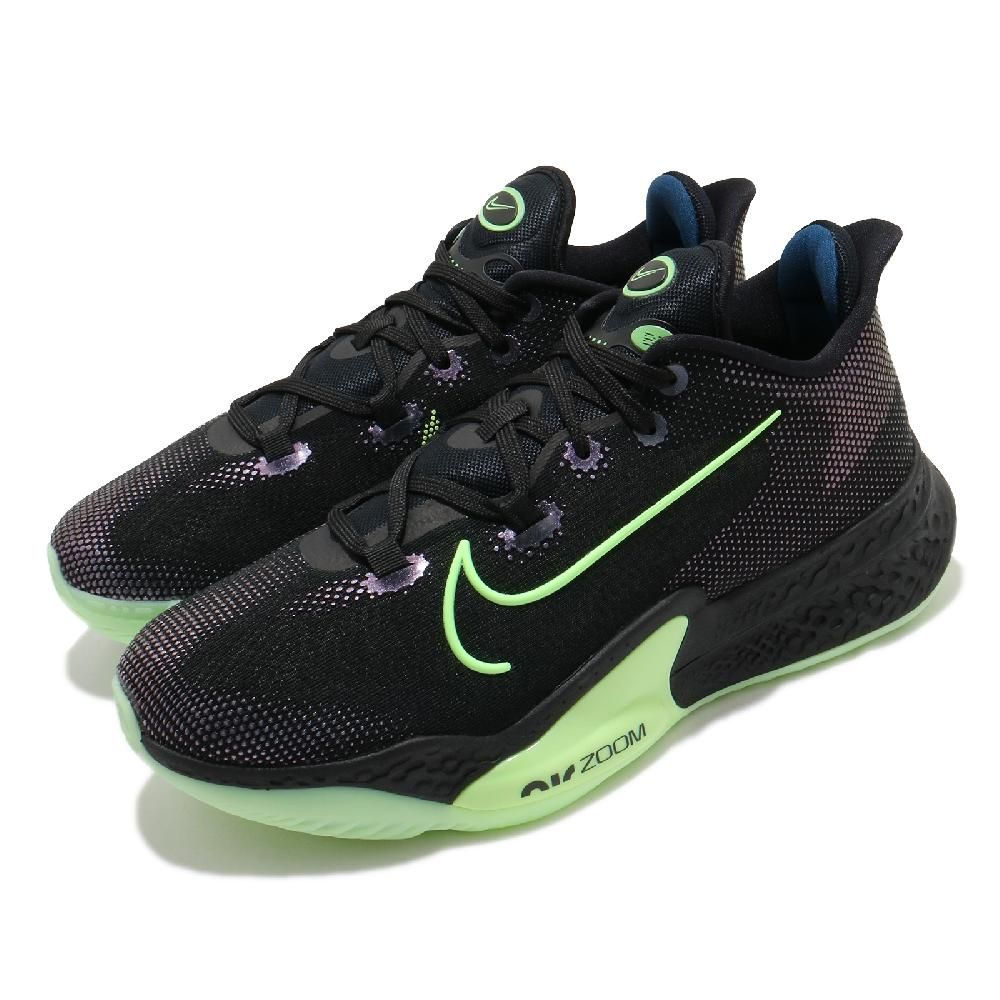 Nike 籃球鞋Air Zoom BB NXT 男鞋氣墊避震包覆支撐運動球鞋黑綠CK5708