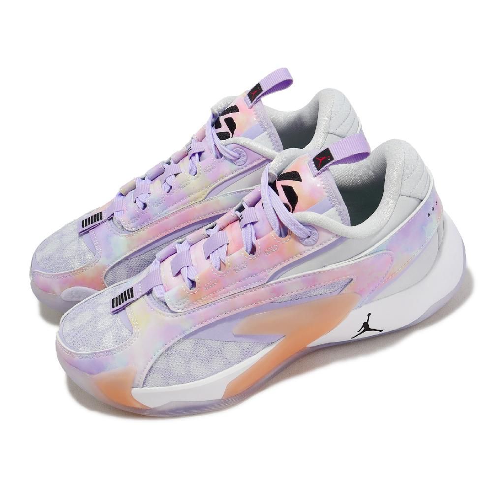 Nike 耐吉籃球鞋Jordan Luka 2 GS 女鞋大童鞋紫粉渲染運動鞋DZ3498-005