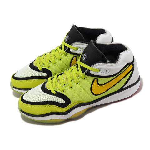 Nike 耐吉 籃球鞋 Air Zoom G.T. Hustle 2 EP Talaria 螢光黃 黑 男鞋 氣墊 DJ9404-300