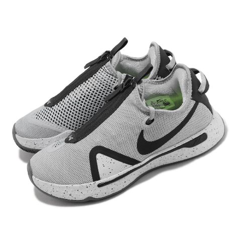 Nike 耐吉 籃球鞋 PG 4 TB 男鞋 灰 黑 拉鍊 Paul George 緩震 低筒 運動鞋 CK5828-001