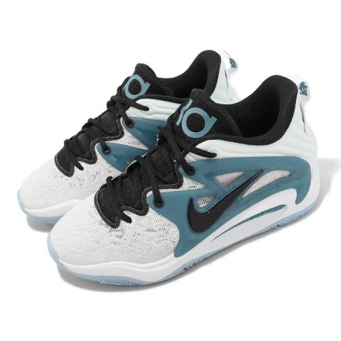 Nike 耐吉 籃球鞋 KD15 EP Mariners 白 湖水綠 黑 男鞋 杜蘭特 FN8009-100