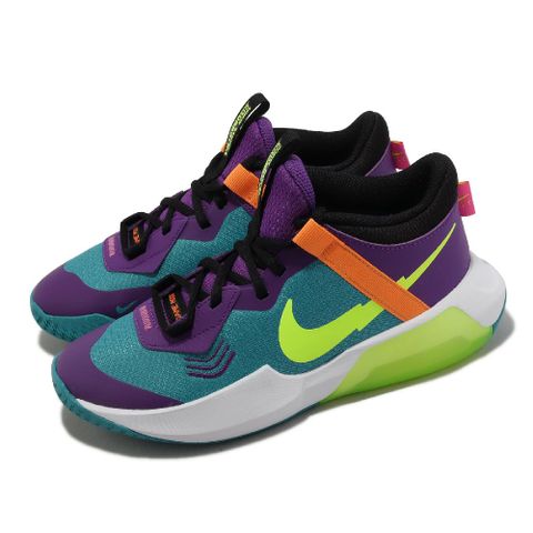 Nike 耐吉 籃球鞋 Air Zoom Crossover GS 大童鞋 女鞋 藍 綠 紫 氣墊 緩震 運動鞋 DC5216-301