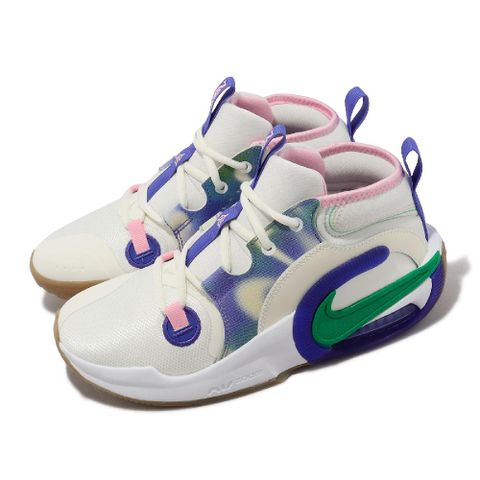 Nike 耐吉 籃球鞋 Air Zoom Crossover 2 SE GS 白 紫 綠 女鞋 大童鞋 氣墊 運動鞋 FN6675-500