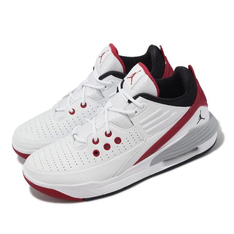 Nike 耐吉 籃球鞋 Jordan Max Aura 5 白 紅 男鞋 喬丹 氣墊 緩震 運動鞋 DZ4353-101