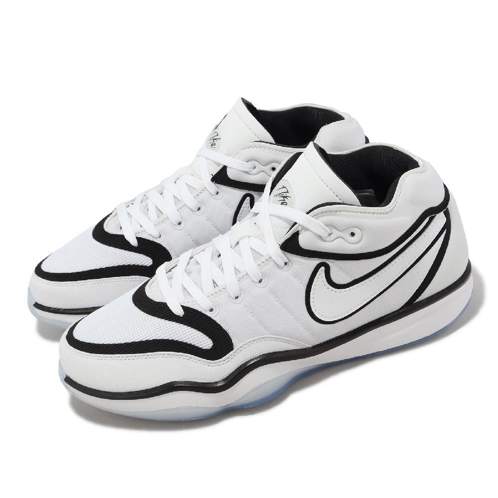 NIKE 耐吉   籃球鞋 Air Zoom G.T. Hustle 2 EP 白 黑 避震 男鞋 DJ9404-102