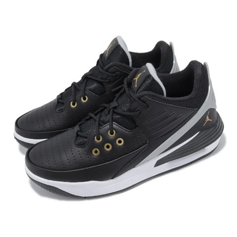 Nike 耐吉 籃球鞋 Jordan Max Aura 5 男鞋 黑 金 喬丹 皮革 氣墊 緩震 運動鞋 DZ4353-017