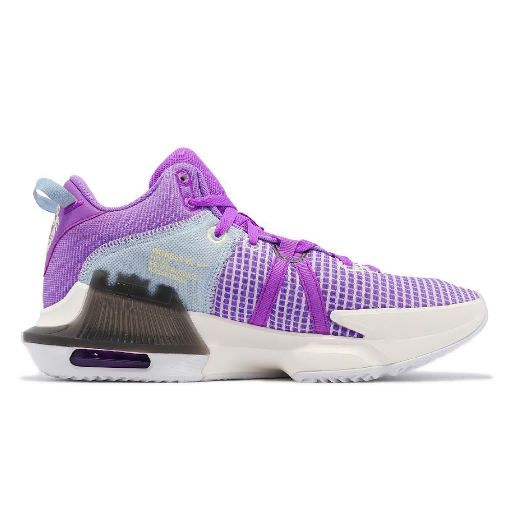 NIKE 耐吉   籃球鞋 Lebron Witness VII EP 男鞋 紫 藍 LBJ Fuchsia Dream DM1122-500
