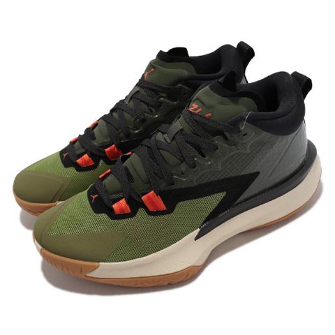 Nike 耐吉 籃球鞋 Jordan Zion 1 PF 男鞋 喬丹 氣墊 避震 包覆 明星款 錫安 綠 卡其 DA3129-300