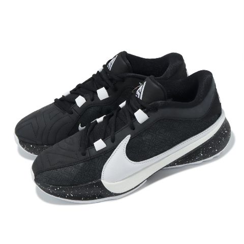 Nike 耐吉 籃球鞋 Zoom Freak 5 EP Working Man 字母哥 黑 白 5代 氣墊 DX4996-003