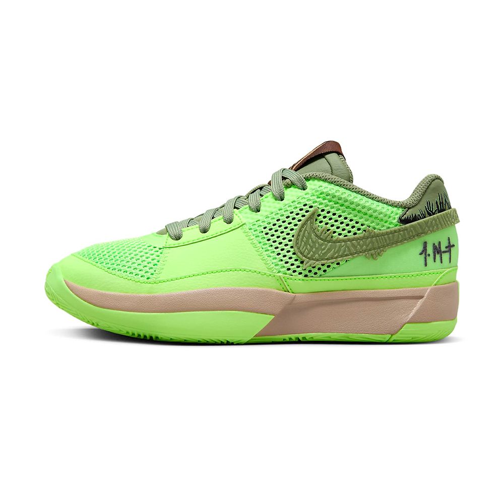 Nike JA 1 GS Zombie 大童綠灰萬聖節實戰訓練籃球運動籃球鞋FV6097-300